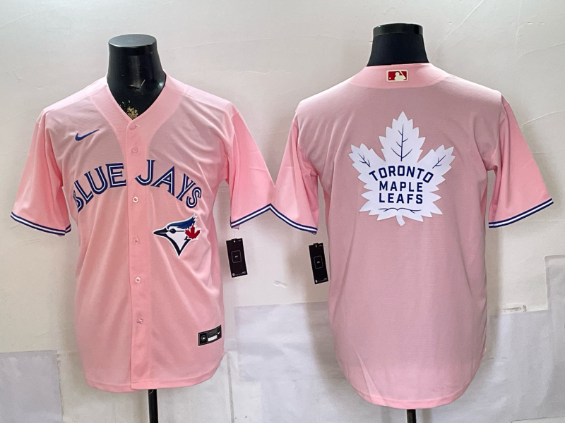 Men 2026 Toronto Blue Jays blank pink Game Nike MLB Jersey 06587011->toronto blue jays->MLB Jersey